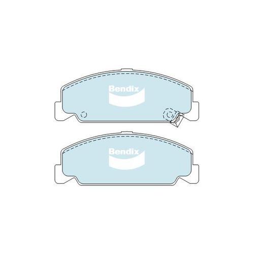 Bendix General CT Brake Pad Set Front for Civic 88-89 91-01 (DB1259GCT)