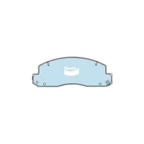 Bendix 4x4 Brake Pad Set Front for Coaster 90-22/Dyna 400 00-06 (DB1293-4)