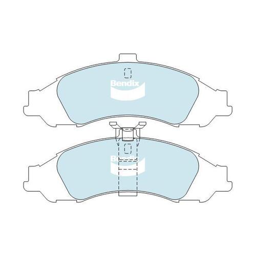 Bendix Ultimate+ Brake Pad Set Front for Commodore 97-07 (DB1331ULT)