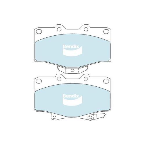Bendix 4x4 Brake Pad Set Front for 4Runner 89-96/Hi-Lux Surf 89-97 (DB1346-4)