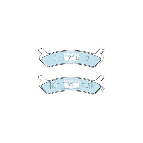 Bendix General CT Brake Pad Set Rear for Sonata 90-98/Laguna 95-01 (DB1369GCT)