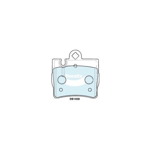 Bendix Heavy Duty Brake Pad Set Rear for S-Class 99-22 (DB1458HD)