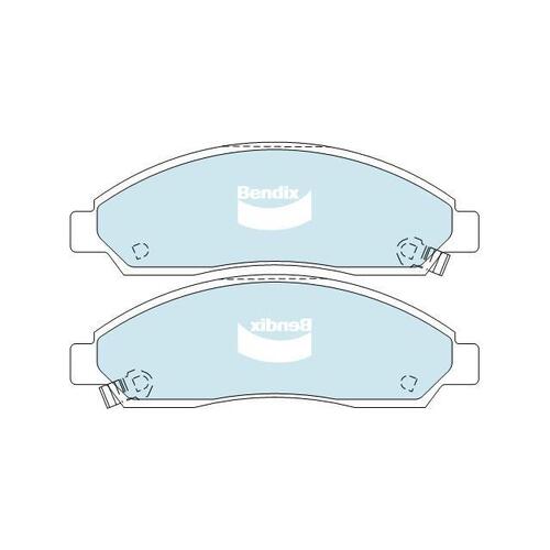 Bendix 4x4 Brake Pad Set Front for Rodeo 03-08/D-Max 07-18 (DB1468-4)