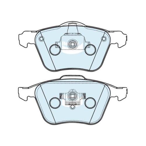 Bendix Street Road Track Brake Pad Set Front for S40 04-10/V40 12-22 (DB1658SRT)