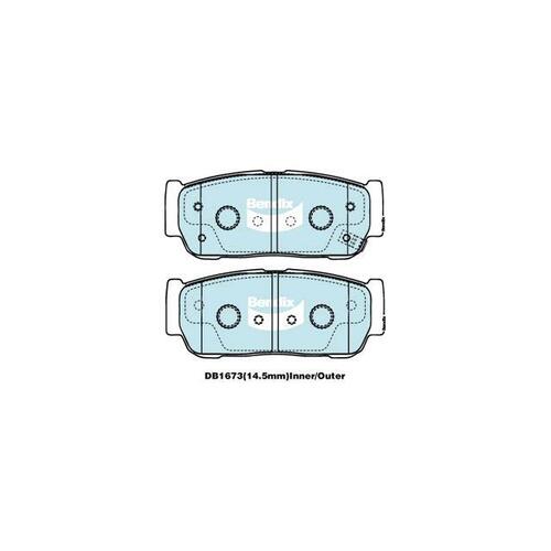 Bendix Heavy Duty Brake Pad Set Rear(DB1673HD)