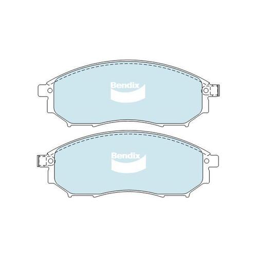 Bendix 4x4 Brake Pad Set Front for 350Z 03-07 (DB1696-4)
