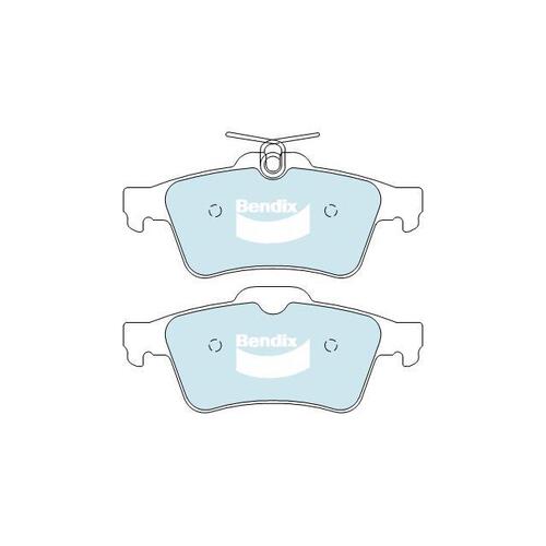 Bendix General CT Brake Pad Set Rear for C5 05-17/9-3 05-15/V40 12-22 (DB1763GCT)