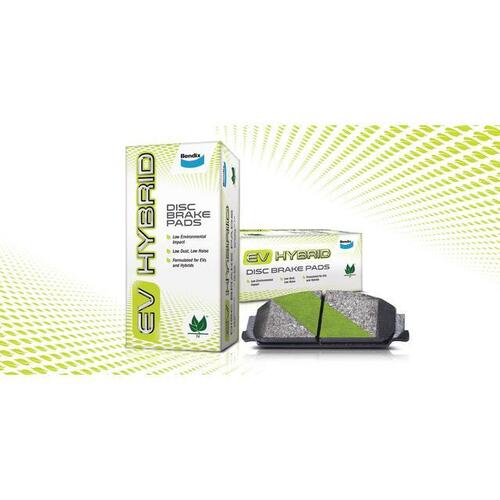 Bendix EV Hybrid Brake Pad Rear Set for Corolla 06-18/Prius 09-22 (DB1786EV)