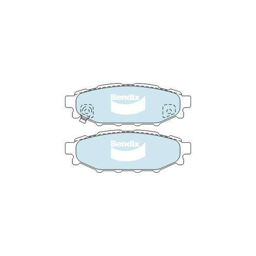 Bendix Ultimate+ Brake Pad Set Rear for BRZ 12-22/86 12-22 (DB1803ULT)