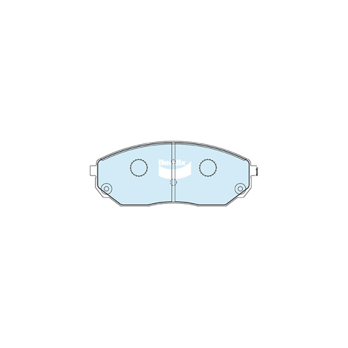 Bendix 4x4 Brake Pad Set Front for Sorento 02-09 (DB1815-4)