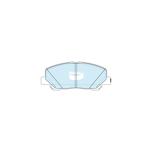 Bendix General CT Brake Pad Set Front for Alphard-Vellfire 08-22 (DB1913GCT)