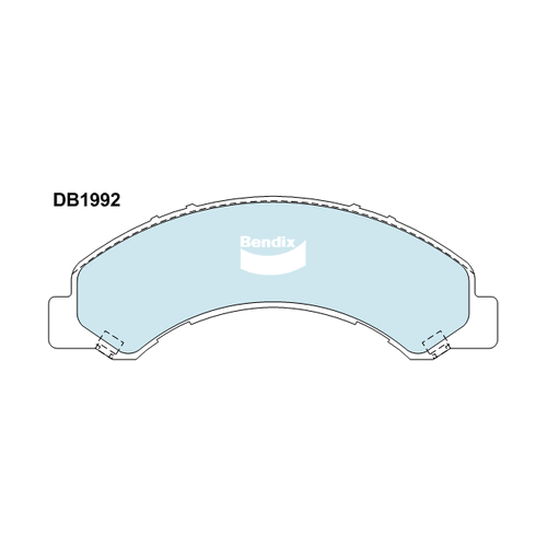 Bendix Heavy Duty Brake Pad Set for Dyna 400 00-06 (DB1992HD)