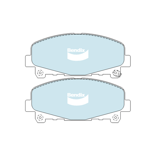 Bendix General CT Brake Pad Set Front for Accord 07-12 (DB2118GCT)