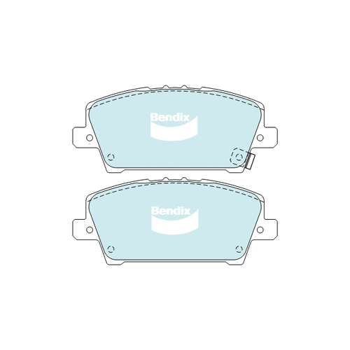 Bendix General CT Brake Pad Set Front for Civic 05-12 (DB2212GCT)