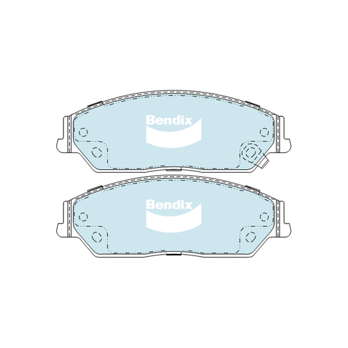 Bendix Ultimate Brake Pad Set Front for Aurion 06-17/Camry 06-22 (DB2243U)