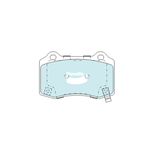 Bendix 4x4 Brake Pad Set Rear for 300C 05-22 (DB2260-4)