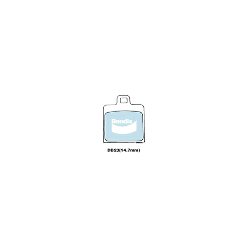 Bendix General CT Brake Pad Set Rear for Alfasud 74-84/Beetle 65-81 (DB23GCT)