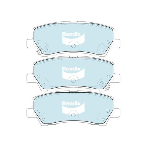 Bendix General CT Brake Pad Set Rear for Mustang 14-22 (DB2412GCT)