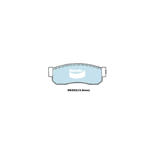 Bendix General CT Brake Pad Set Front for Pulsar 83-86/Sunny 81-85 (DB293GCT)