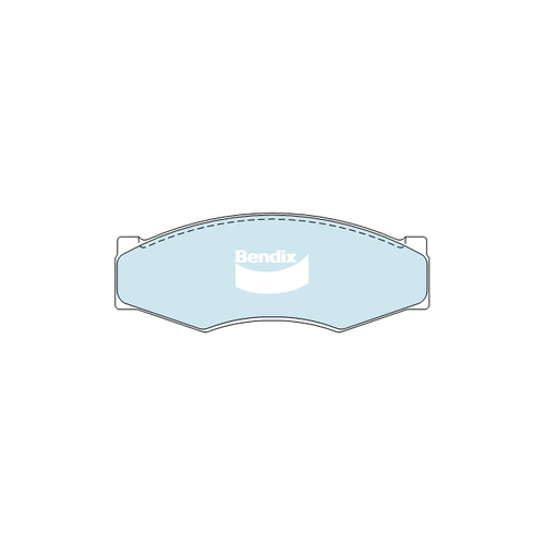 Bendix General CT Brake Pad Set Front for Navara 85-98/720 83-86 (DB340GCT)