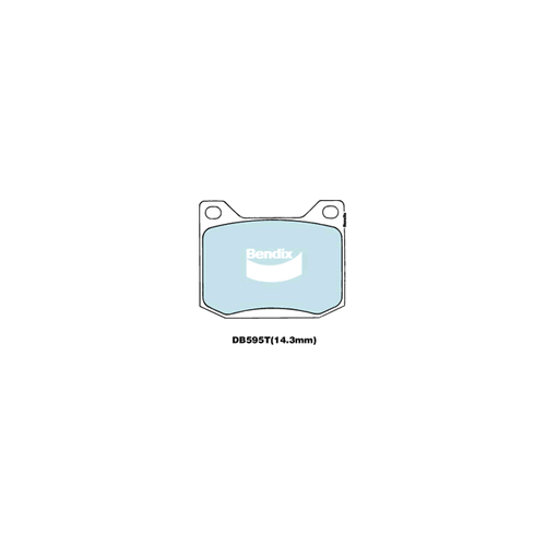 Bendix General CT Brake Pad Set Front for 900 79-93 (DB595TGCT)