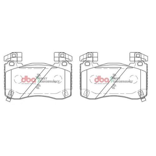 DBA DB15003SP Front Brake Pads  SP Street Performance FOR STinger 2017+ Brembo