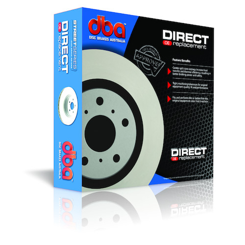 DBA DBA002 Street Series 2x Standard Solid Front Rotors FOR Holden HK-HT 68-70