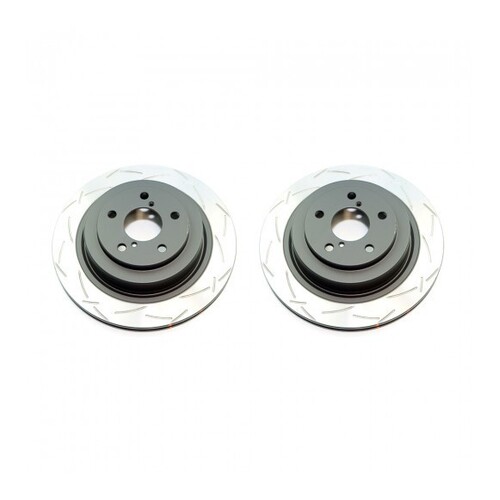 DBA DBA4654S-10 Clubspec 4000 2x T3 Slotted Front Rotors FOR STi 02-18/LGT STi 06-09