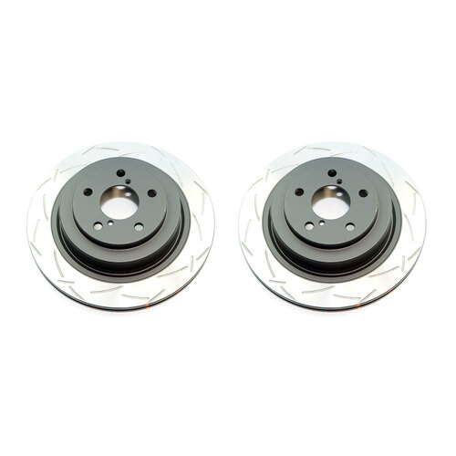 DBA4746S Clubspec 4000 2x T3 Slotted Rear Rotors FOR Toyota Supra 2 Pot 89-02/Lexus LS400 94-00