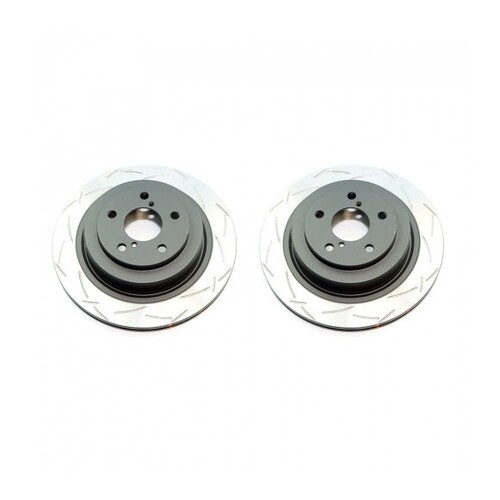 Street Series 2x T2 Slotted Rear Rotors FOR WRX/STi 96-00/Liberty RS 91-94