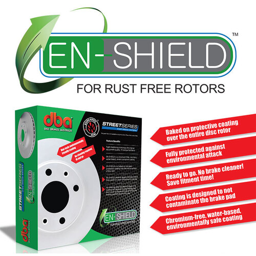DBA DBA650E Street Series 2x En-Shield Standard Front Rotors FOR WRX/STi 99-07/09-14/FXT 03-13/LGT/BRZ