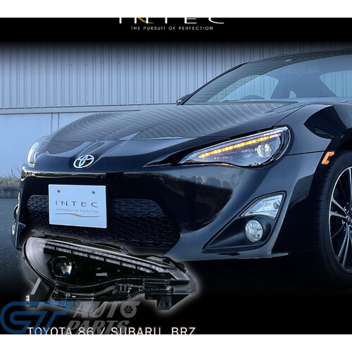 INTEC LED DRL PROJECTOR HEADLIGHTS FOR 2012-2021 TOYOTA 86 SUBARU BRZ ZN6