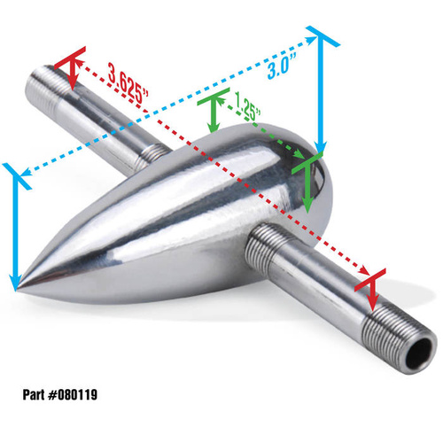 DEI Air Intake Bulb  1.25" - Bulb & Legs Only 080119