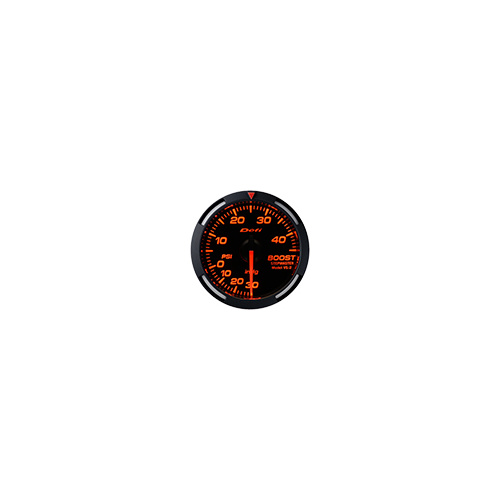 DEFI RACER BOOST GAUGE 52MM HIGH BOOST MODEL 45PSI-AMBER