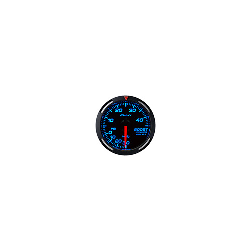 DEFI RACER BOOST GAUGE 52MM HIGH BOOST MODEL 45PSI-BLUE