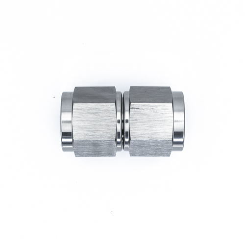 Deatschwerks Titanium Straight 8AN to 8AN Female Flare Swivel Coupler