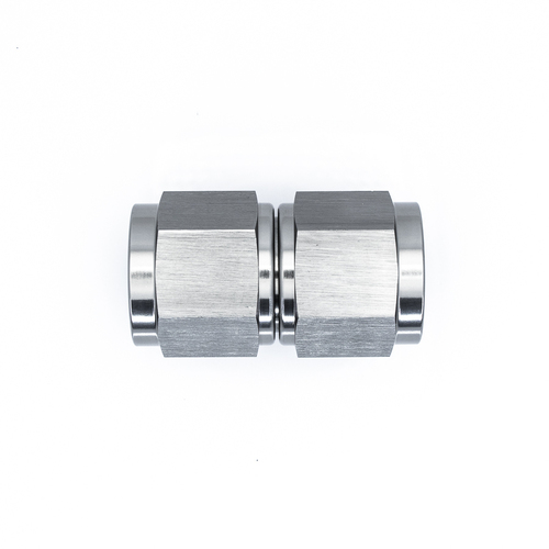 Deatschwerks Titanium Straight 10AN to 10AN Female Flare Swivel Coupler