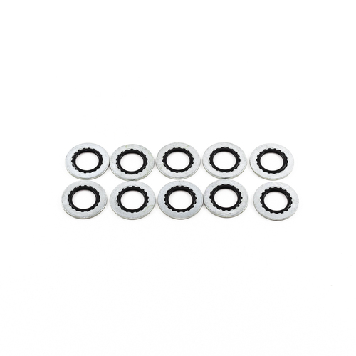 Deatschwerks Rubber and Metal Crush Washer (10 Pack) - 6AN