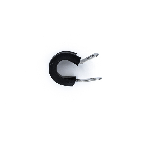 Deatschwerks Rubber Cushioned P-Clamp to Suit -6 Hose (9.5mm Clamp ID)