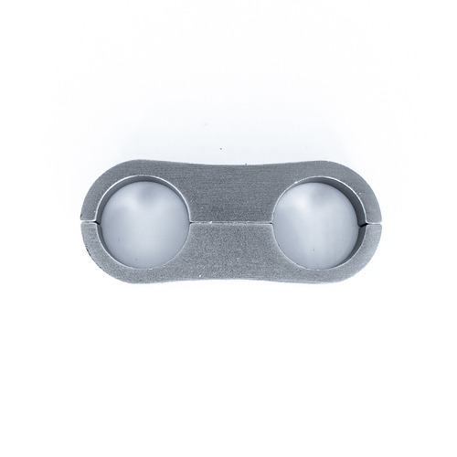 Deatschwerks Titanium Billet Dual Hose Separator to Suit -10 PTFE and -8 CPE Hose (15.9mm)