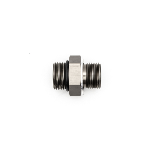Deatschwerks 8AN ORB Male to M18 X 1.5 Metric Male w/O-Ring and Crush Washer