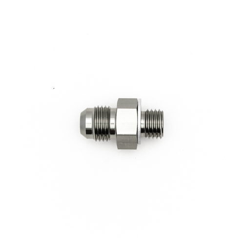 Deatschwerks 6AN Male Flare to M12 X 1.5 Male Metric Adapter w/Crush Washer