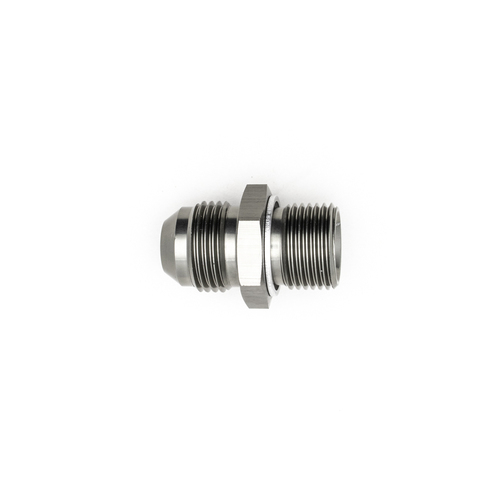 Deatschwerks 8AN Male Flare to M18 X 1.5 Male Metric Adapter w/Crush Washer