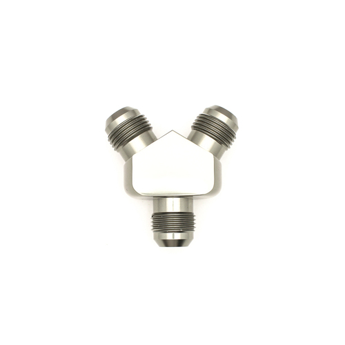 Deatschwerks 10AN Male Flare and 10AN to 10AN Male Flare Y-Block Fitting
