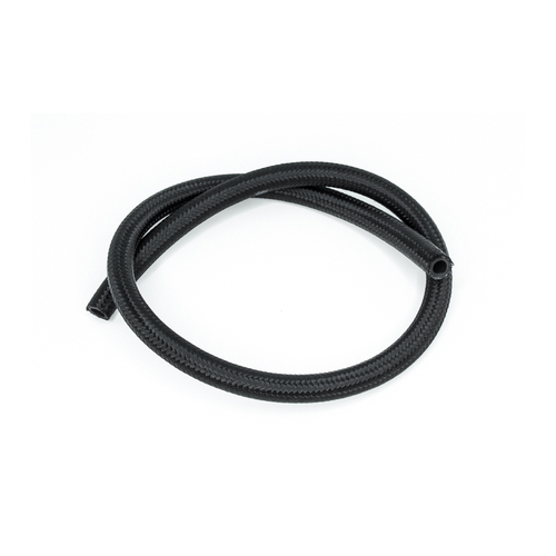 Deatschwerks 8AN Black Nylon Braided CPE Hose - 3 Feet