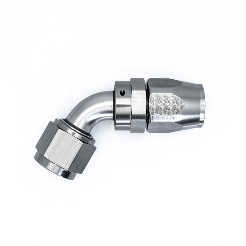 Deatschwerks Titanium 60 Deg 10AN Female Flare Swivel CPE Hose End