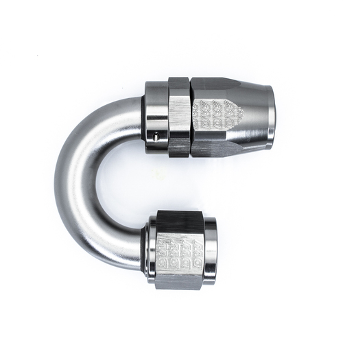 Deatschwerks Titanium 180 Deg 10AN Female Flare Swivel CPE Hose End