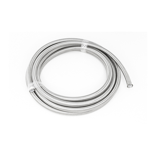 Deatschwerks 8AN Stainless Steel Double Braided PTFE Hose - 20 Feet