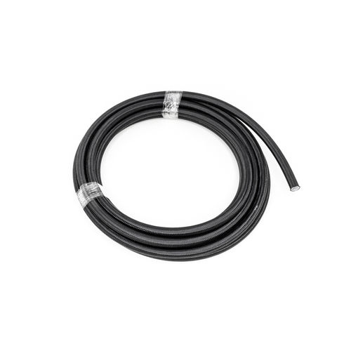 Deatschwerks 10AN Black Nylon Braided PTFE Hose - 20 Feet