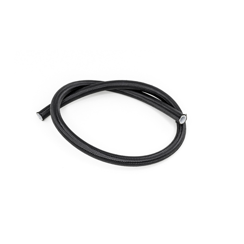 Deatschwerks 10AN Black Nylon Braided PTFE Hose - 3 Feet